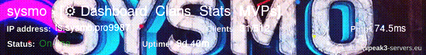 ts.sysmo.pro:9987 status banner