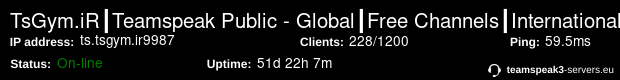 ts.tsgym.ir:9987 status banner