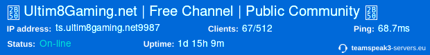 ts.ultim8gaming.net:9987 status banner