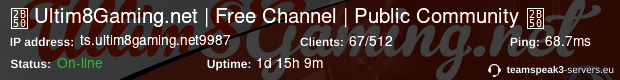 ts.ultim8gaming.net:9987 status banner